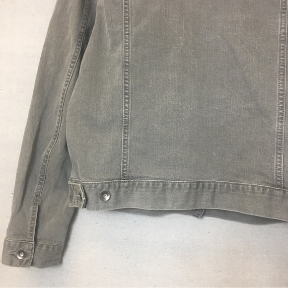 L.L. Bean Trucker Denim Jacket – Women’s Medium (Worn Grey) - Picture 9 of 16